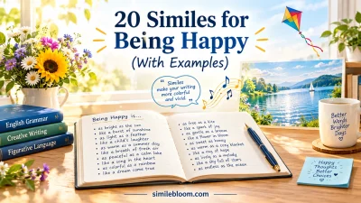 Similes for Being Happy