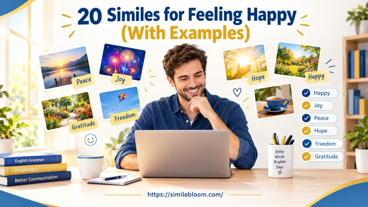 Similes for Feeling Happy