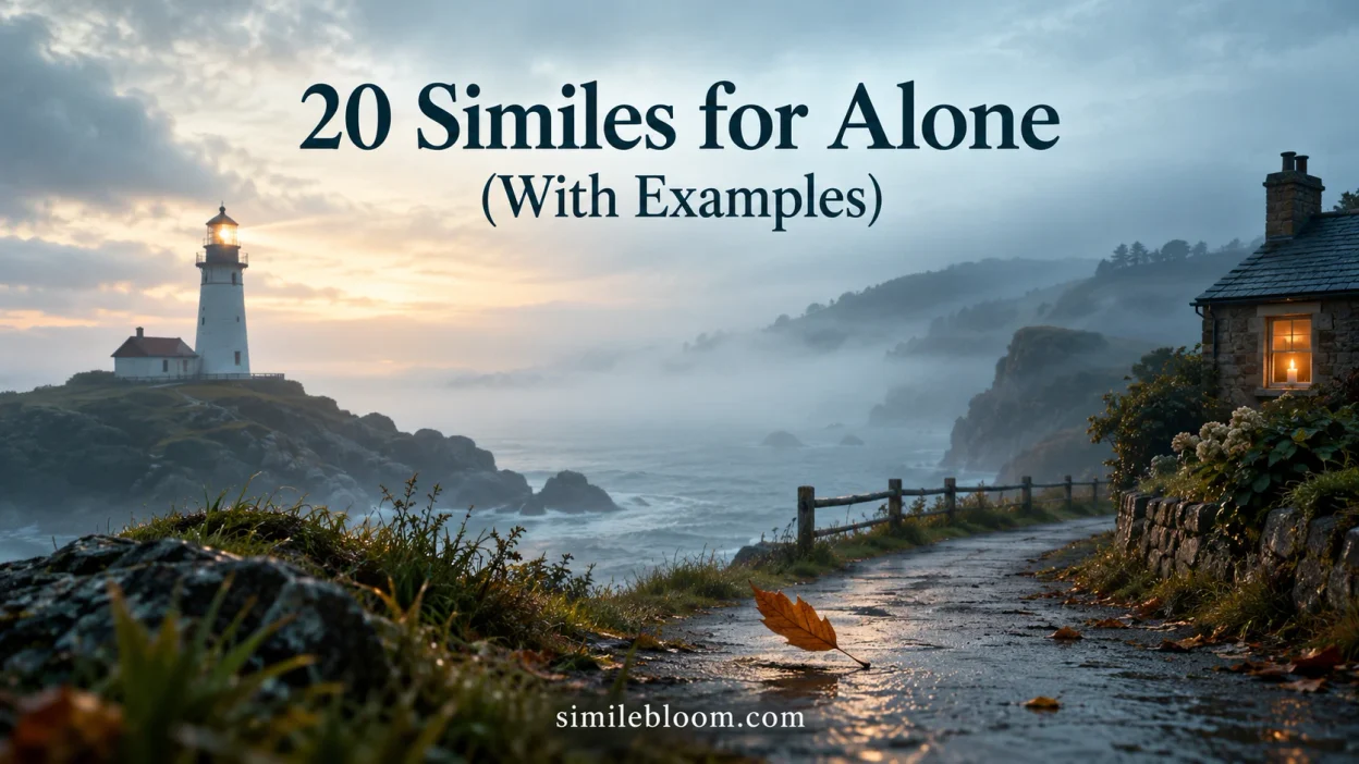 Similes for Alone