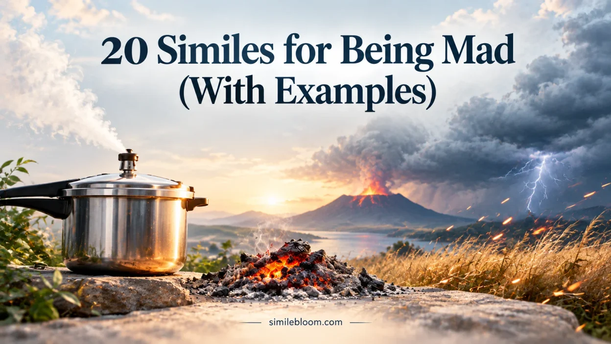 Similes for Being Mad