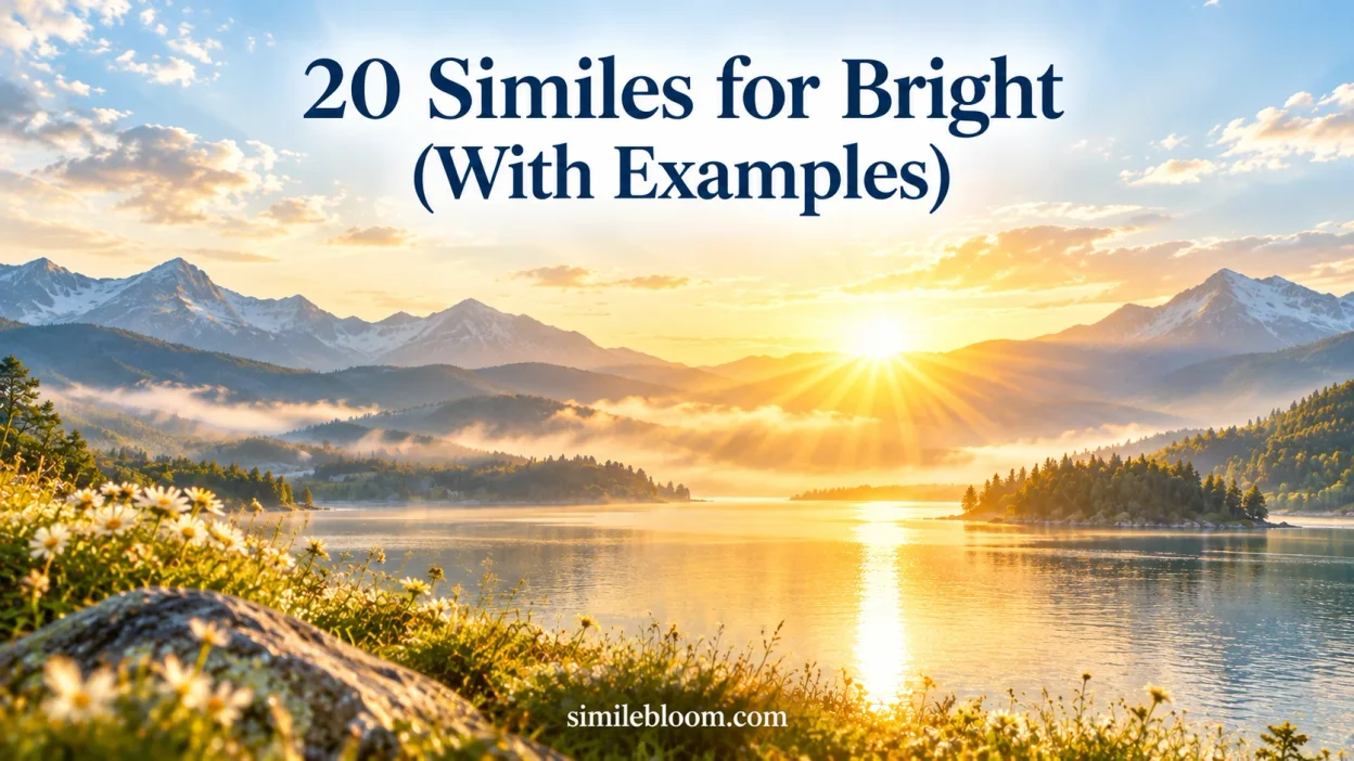 Similes for Bright