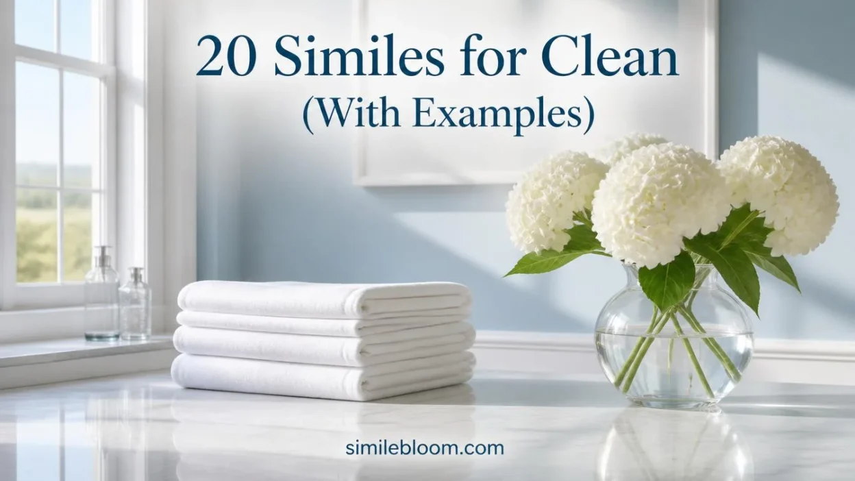 Similes for Clean
