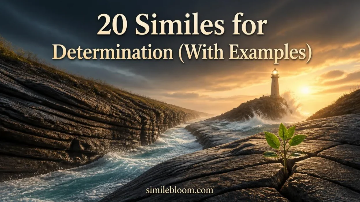 Similes for Determination