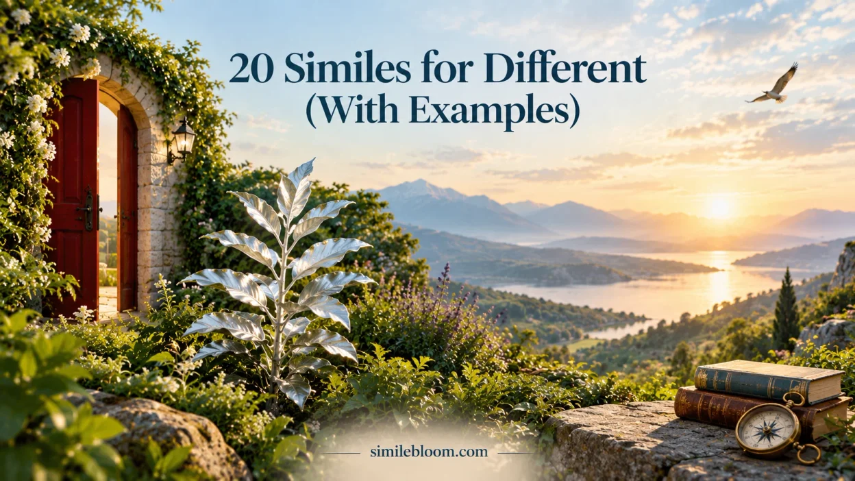 Similes for Different