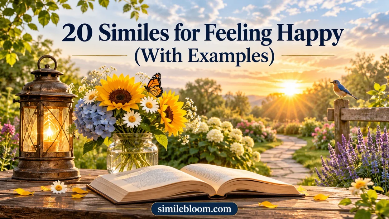 Similes for Feeling Happy