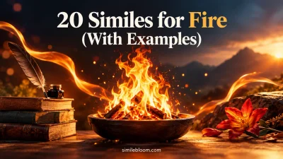 Similes for Fire