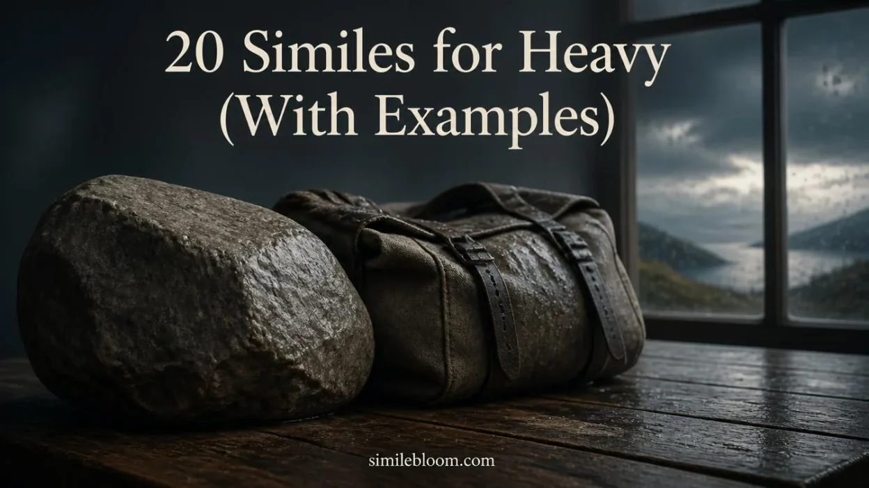 Similes for Heavy
