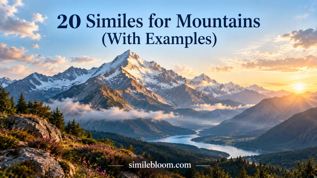 Similes for Mountains