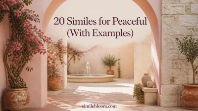 Similes for Peaceful
