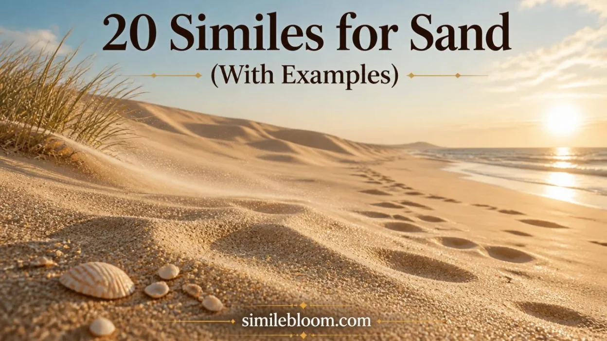 Similes for Sand