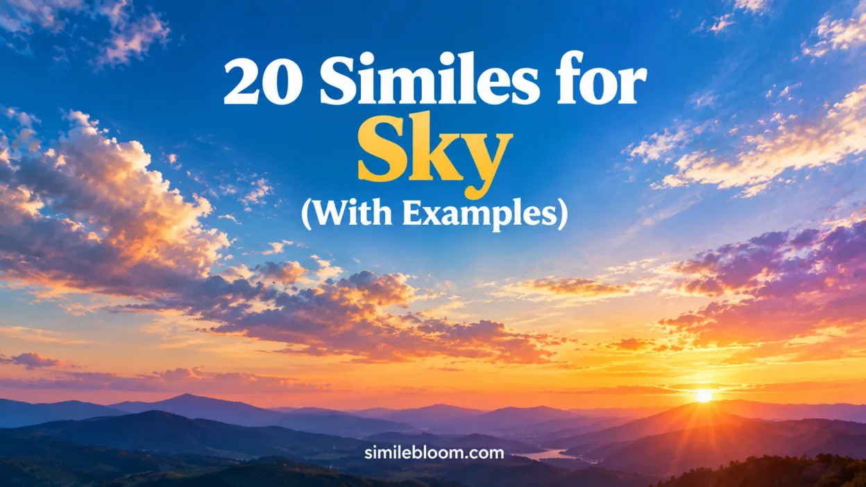 Similes for Sky
