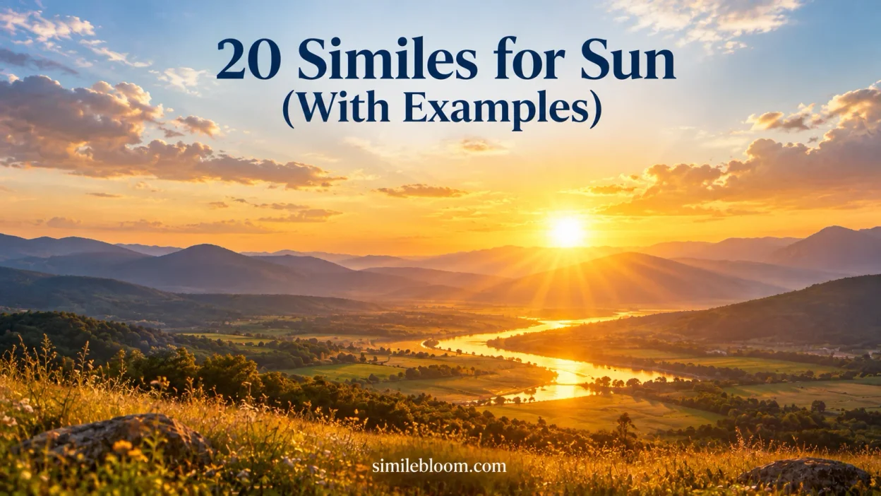 Similes for Sun