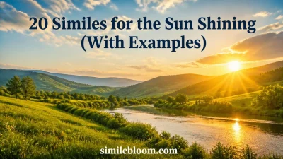 Similes for the Sun Shining