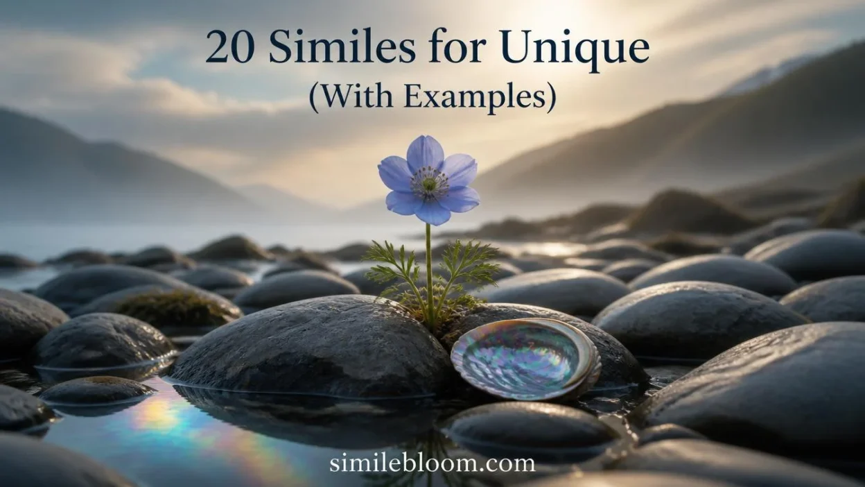 Similes for Unique