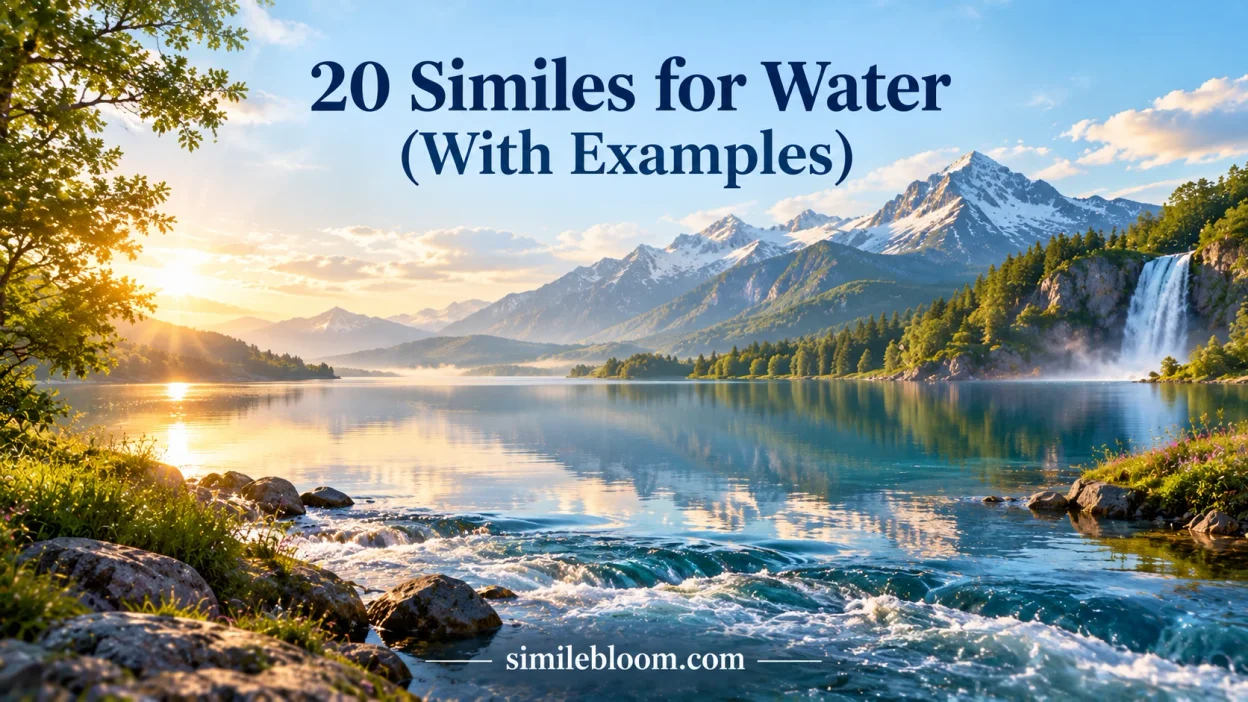 Similes for Water