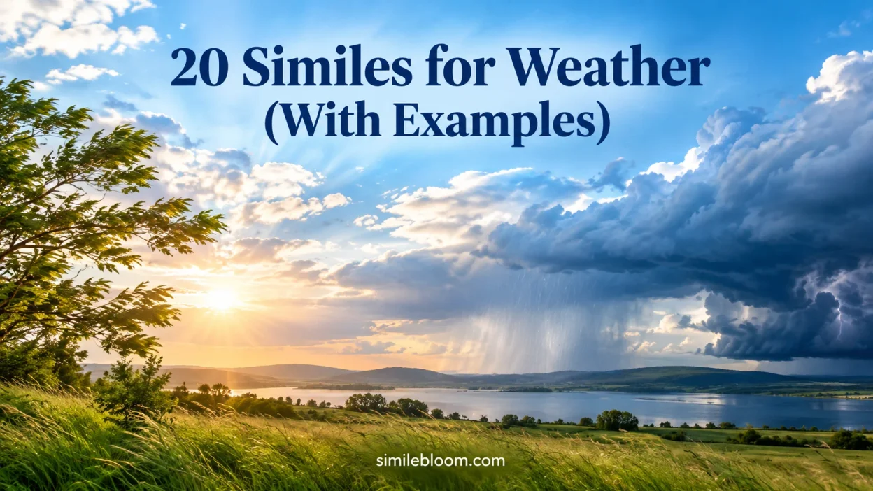Similes for Weather